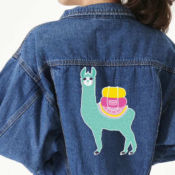 Custom Llamas Twill Iron On Patch - Custom Shape - 3XL