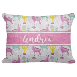 Llamas Decorative Baby Pillowcase - 16"x12" (Personalized)