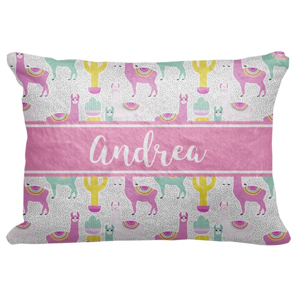 Custom Llamas Decorative Baby Pillowcase - 16"x12" (Personalized)