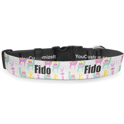 Llamas Deluxe Dog Collar (Personalized)