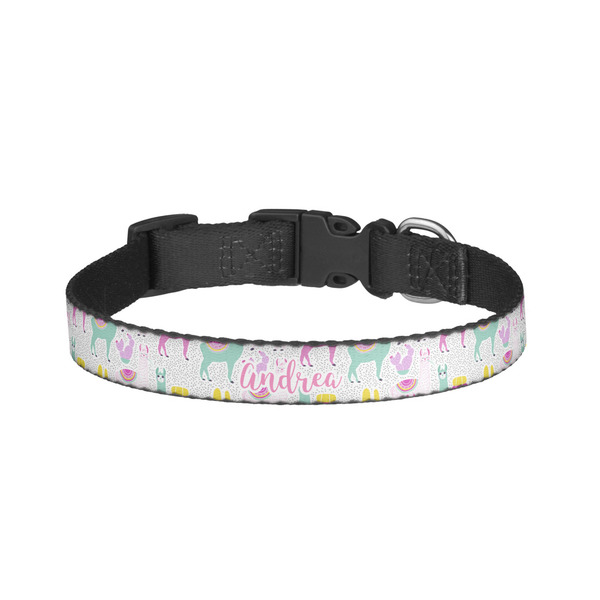 Custom Llamas Dog Collar - Small (Personalized)
