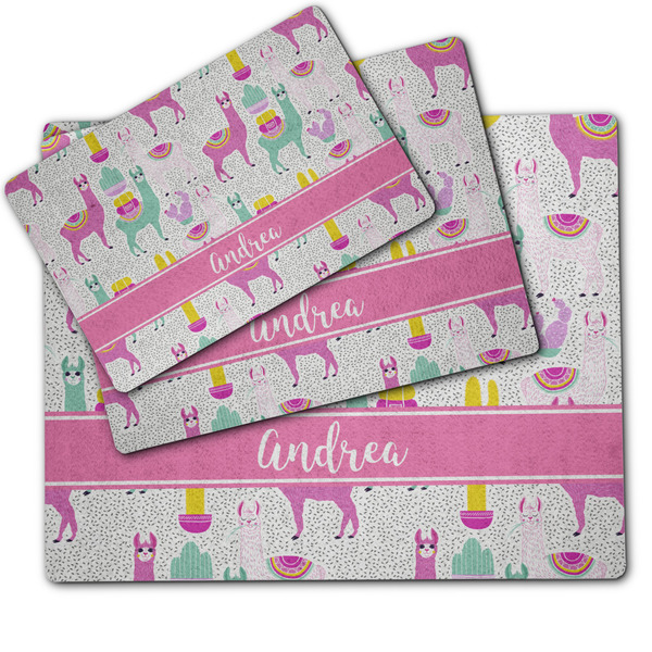 Llamas Dog Food Mat - MAIN (sm, med, lrg)