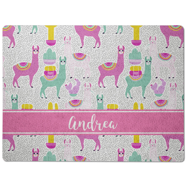 Llamas Dog Food Mat - Medium without bowls