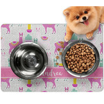 Llamas Dog Food Mat - Small w/ Name or Text