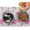 Llamas Dog Food Mat - Small w/ Name or Text