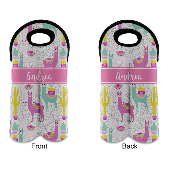 Llamas Double Wine Tote - APPROVAL (new)