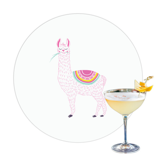 Custom Llamas Printed Drink Topper