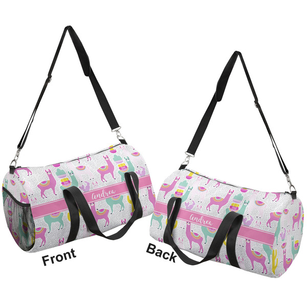 Llamas Duffle bag small front and back sides