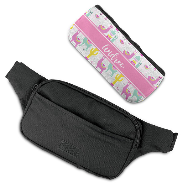 Llamas Fanny Packs - FLAT (flap off)