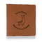 Llamas Leather Binder - 1" - Rawhide - Front View
