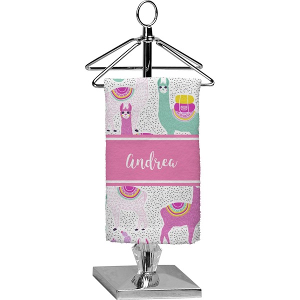Custom Llamas Finger Tip Towel - Full Print (Personalized)