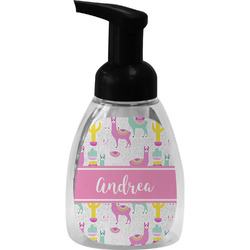 Llamas Foam Soap Bottle - Black (Personalized)