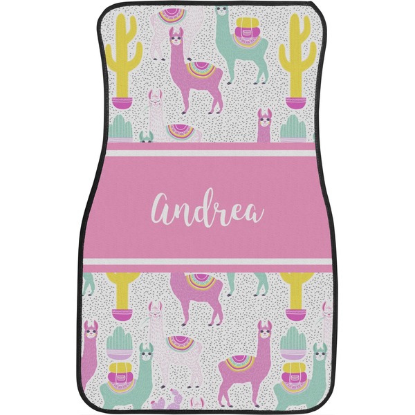 Llamas Front Seat Car Mat