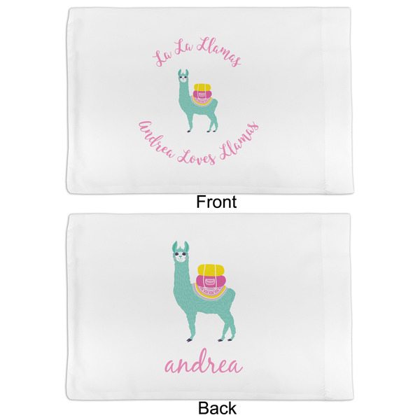 Llamas Full Pillow Case - APPROVAL (partial print)