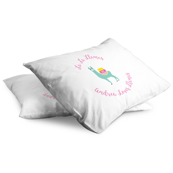 Llamas Full Pillow Case - TWO (partial print)