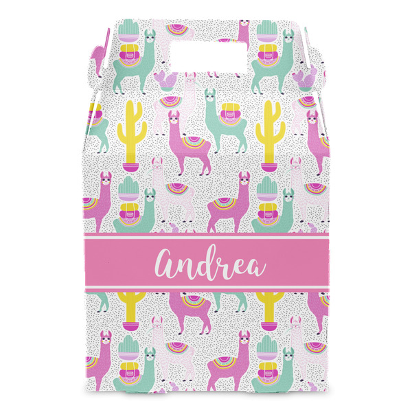 Llamas Gable Favor Box - Front