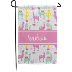 Llamas Garden Flag (Personalized)