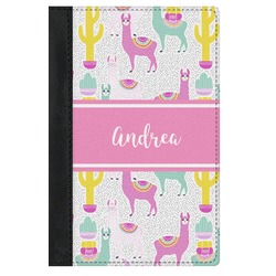 Llamas Genuine Leather Passport Cover (Personalized)