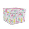 Llamas Gift Boxes with Lid - Canvas Wrapped - Medium - Front/Main