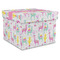 Llamas Gift Boxes with Lid - Canvas Wrapped - X-Large - Front/Main