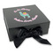 Llamas Gift Boxes with Magnetic Lid - Black - Front (angle)