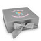 Llamas Gift Boxes with Magnetic Lid - Silver - Front