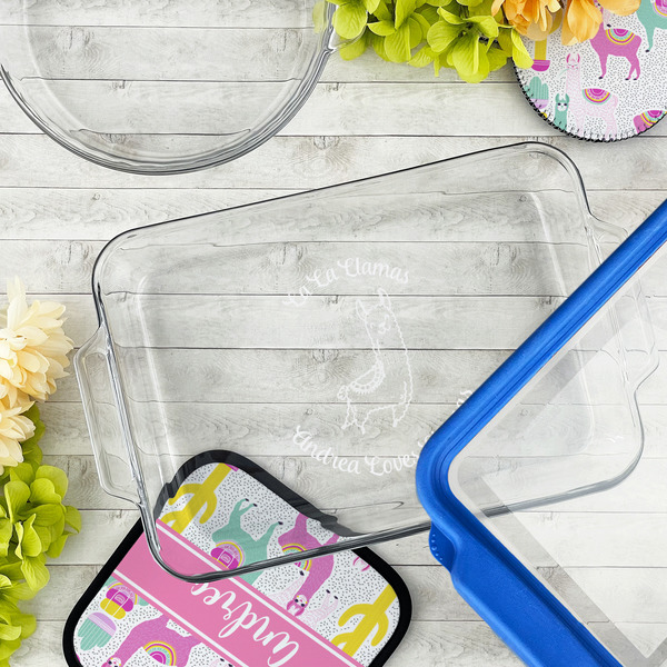 Llamas Glass Baking Dish - LIFESTYLE (13x9)
