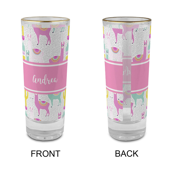 Llamas Glass Shot Glass - 2 oz - Single - APPROVAL