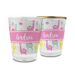 Llamas Glass Shot Glass - 1.5 oz (Personalized)