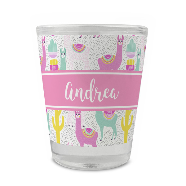 Llamas Glass Shot Glass - Standard - FRONT