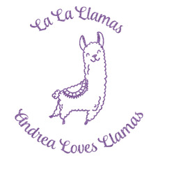 Llamas Glitter Sticker Decal - Up to 6"X6" (Personalized)