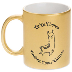 Llamas Metallic Mug (Personalized)