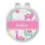 Llamas Golf Ball Marker - Hat Clip - Silver