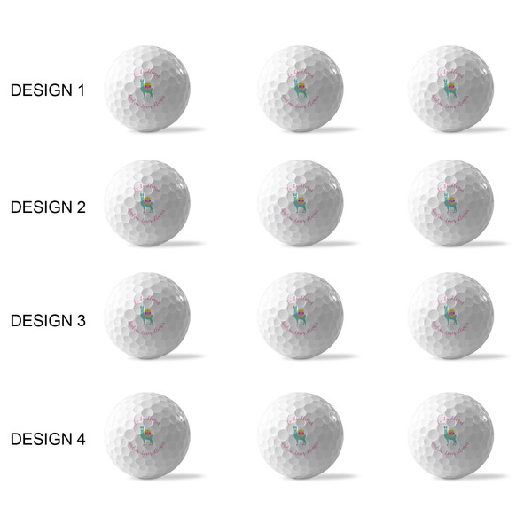 Llamas Golf Balls - Generic - Set of 12 - APPROVAL