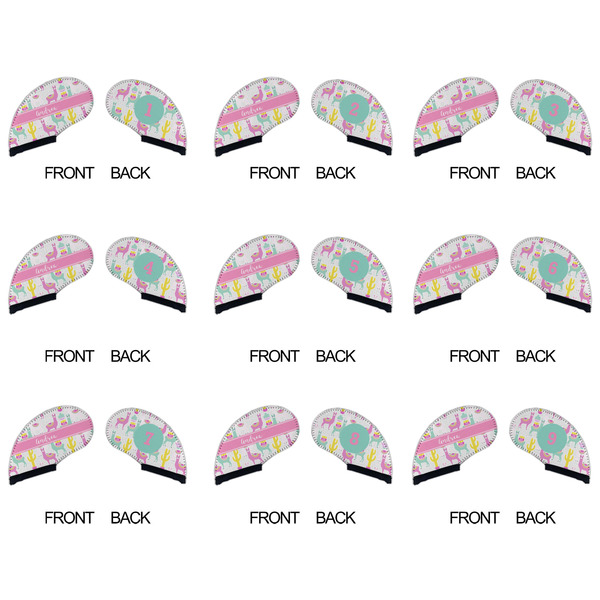 Llamas Golf Club Covers - APPROVAL (set of 9)