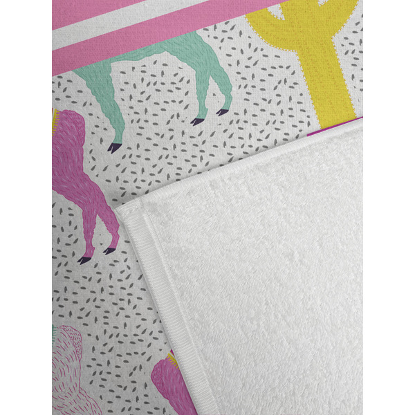 Llamas Golf Towel - Detail