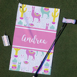 Llamas Golf Towel Gift Set (Personalized)