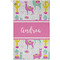 Llamas Golf Towel - Poly-Cotton Blend - Small w/ Name or Text