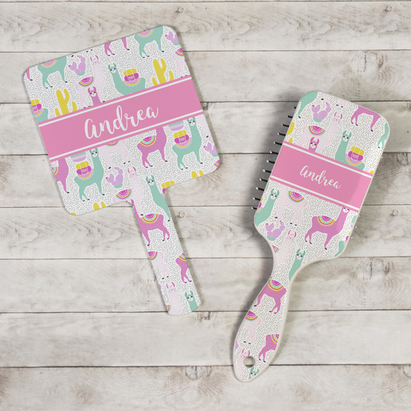 Llamas Hand Mirrors - In Context