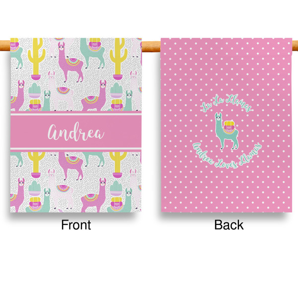 Llamas House Flags - Double Sided - APPROVAL