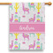 Llamas 28" House Flag - Double Sided (Personalized)