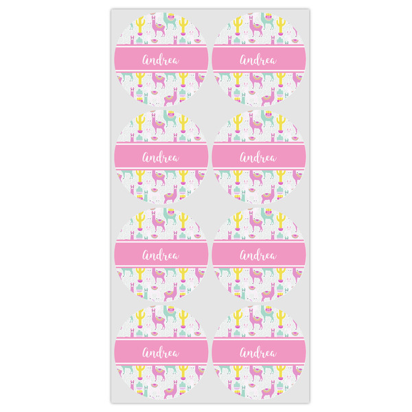 Llamas Icing Circle - Medium - Set of 8