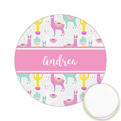 Llamas Printed Cookie Topper - 2.15" (Personalized)