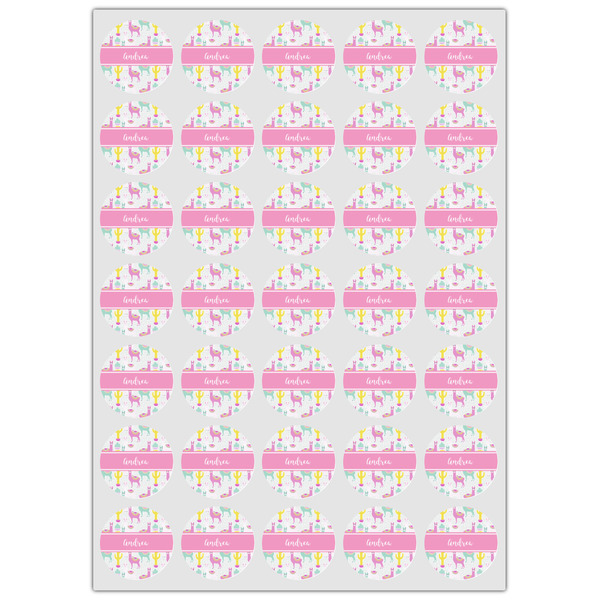 Llamas Icing Circle - XSmall - Set of 35