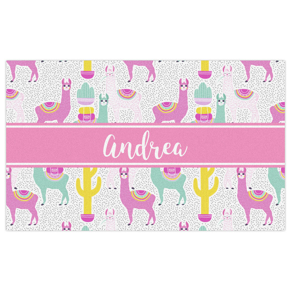 Llamas Indoor / Outdoor Rug - 3'x5' - Front Flat