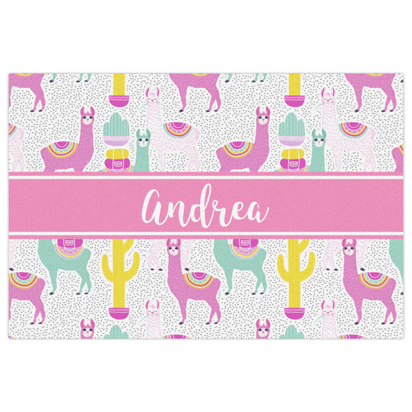 Llamas Indoor / Outdoor Rug - 4'x6' - Front Flat