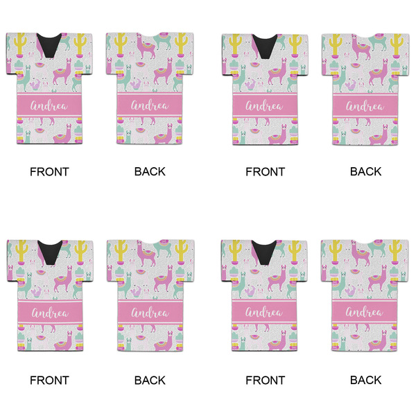 Llamas Jersey Bottle Cooler - Set of 4 - APPROVAL