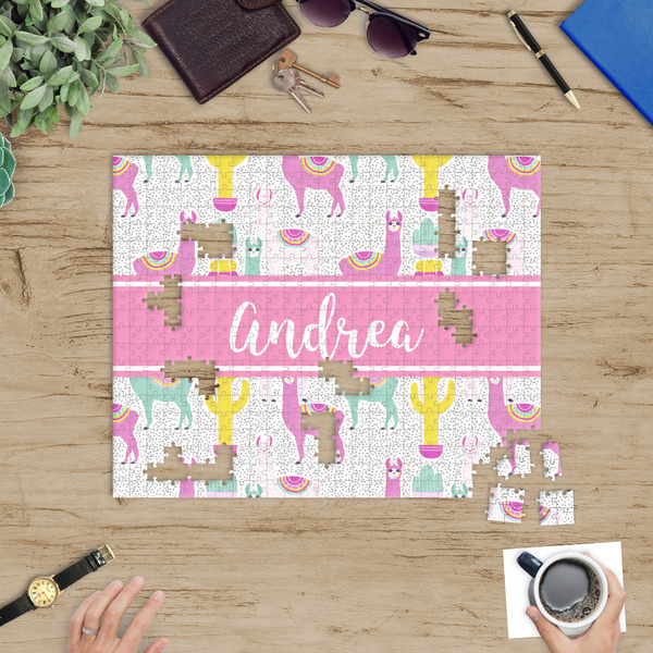 Llamas Jigsaw Puzzle 500 Piece - In Context