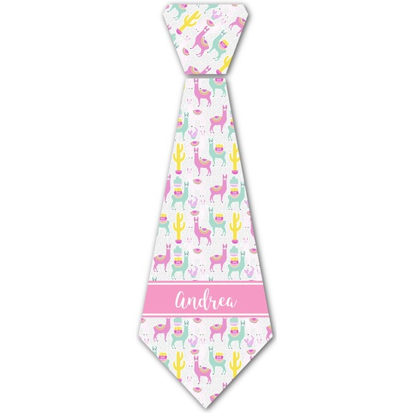 Custom Llamas Iron On Tie (Personalized)