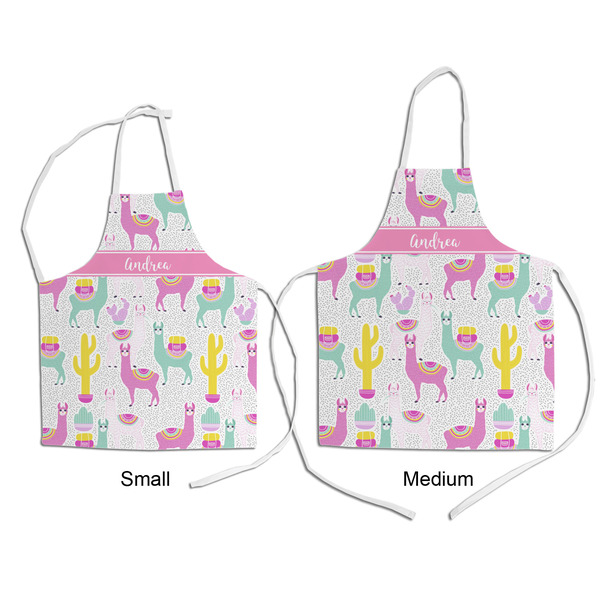 Llamas Kid's Aprons - Comparison